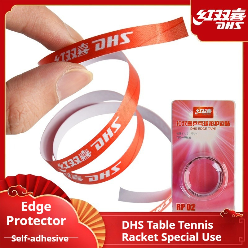 Table Tennis Loki - DHS 自己粘着卓球ラケット厚いエッジテープ保護ストリップ職業卓球ラケットスポーツアクセサリー 1/2 個