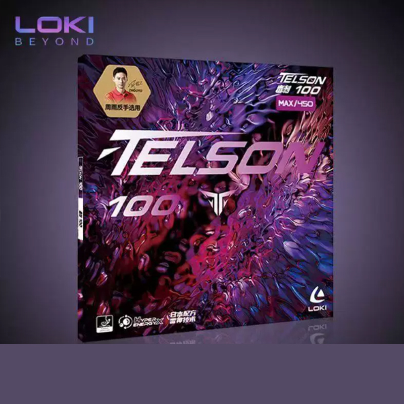 Table Tennis Loki - LOKI TELSON 100 卓球ラバー ノンタッキー ファーストアタック