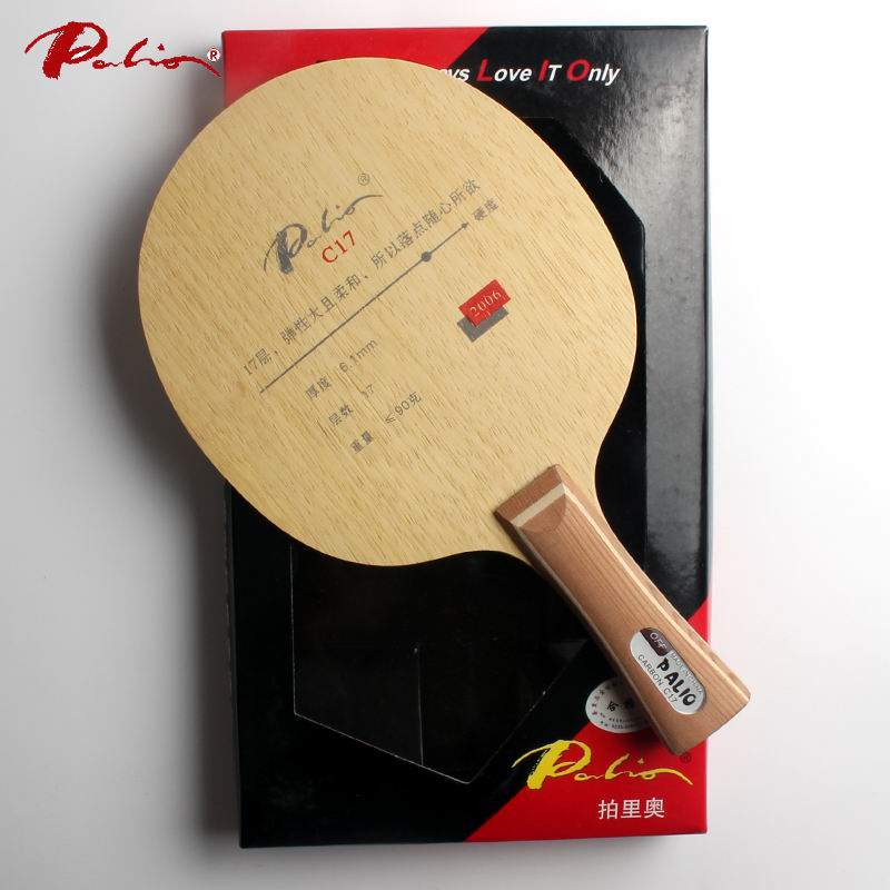 パリオC17卓球ラケット。木材10枚＋カーボン7枚を使用した - Table Tennis Racket のレビューと価格