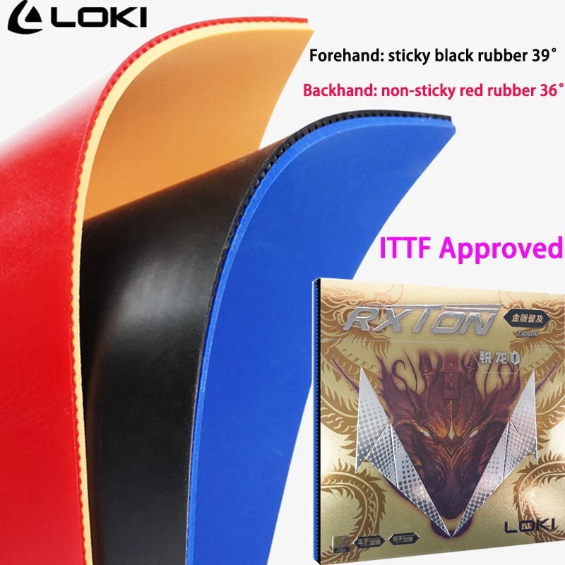 LOKI RXTON 1 ファイアドラゴン卓球ラバー高速攻撃 - Table Tennis Zhang Jike のレビューと価格