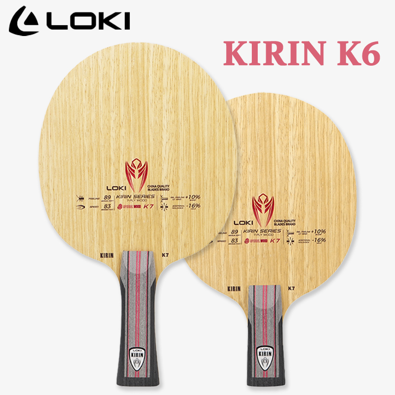 LOKI KIRINシリーズ卓球ブレードK7 7枚合板純木ピ - Table Tennis Loki のレビューと価格
